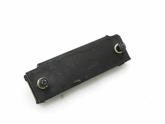 Black rear engine mount with two threaded studs and nuts