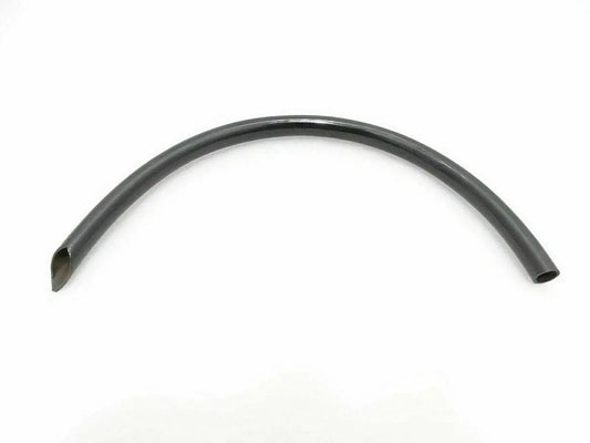 Curved black air intake hose with end fittings