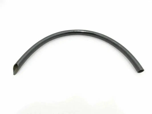 Curved black air intake hose with end fittings