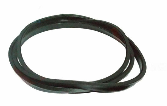 Windshield rubber seal, dark flexible loop with molded edge for front fit