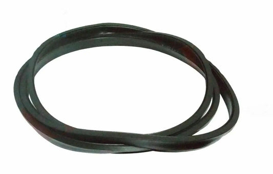 Windshield rubber seal, dark flexible loop with molded edge for front fit