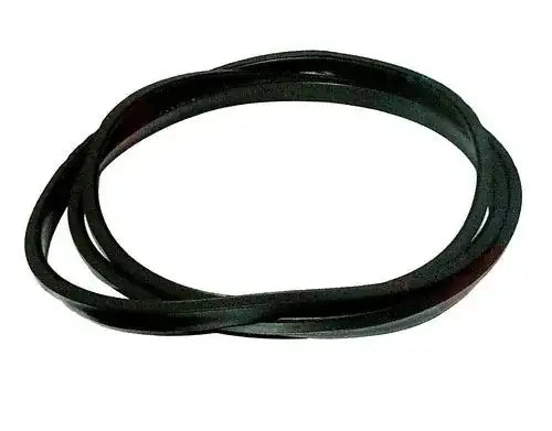 Front windshield rubber seal, looped dark rubber trim with front-mount edge