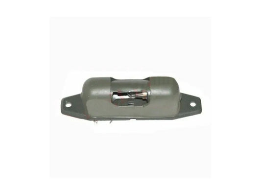 Dash blackout light unit with rectangular housing and mounting tabs