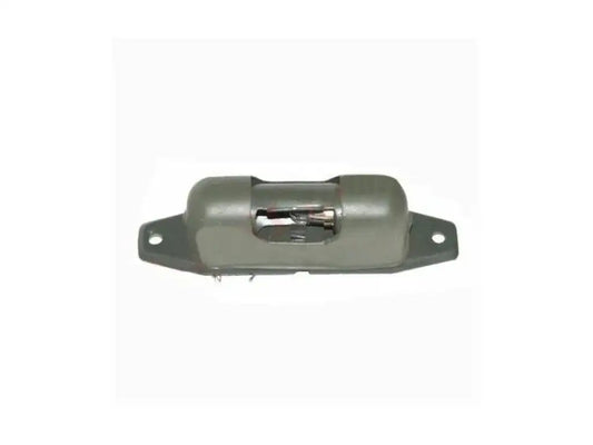Dash blackout light unit with rectangular housing and mounting tabs