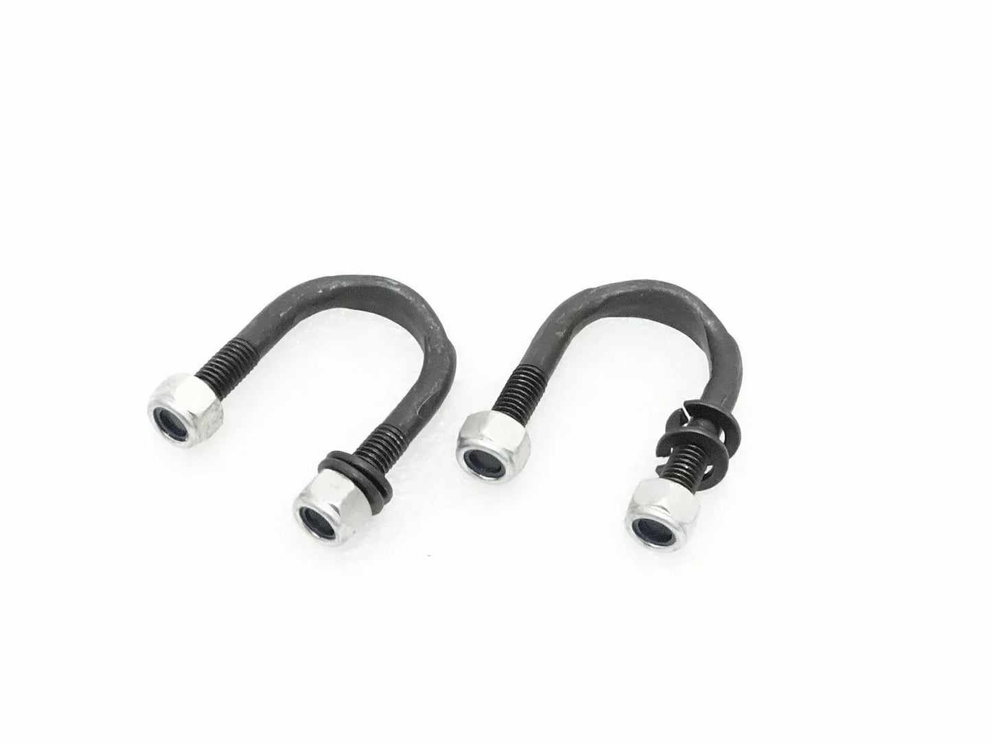 WILLYS Jeep shaft U-bolt pair with nuts, black steel