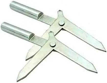 2pcs Set Of Round Bar Finder Head Dia 3/8 Double End Mechanical Center Finder - StellerGear