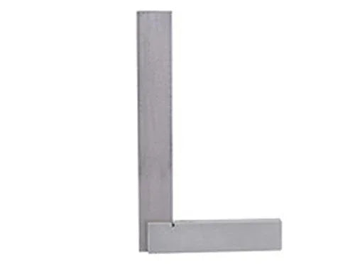 Steel try square with right-angle L blade for precise engineering measurement