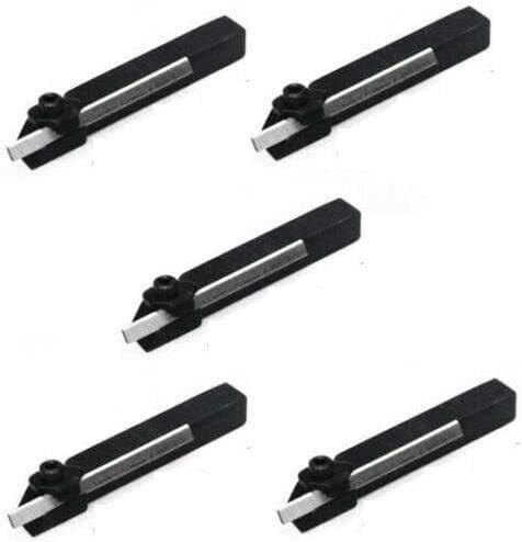 5 Pcs Set Of Mini Parting Tool Cut Off Holder 8mm Shank With Hss Blade - StellerGear