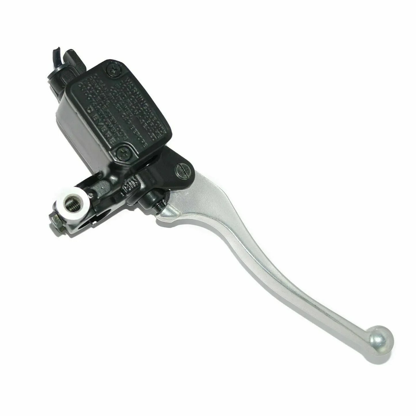 Durable front brake lever, aluminum, designed for repair brake master cylinder in vehicles.
