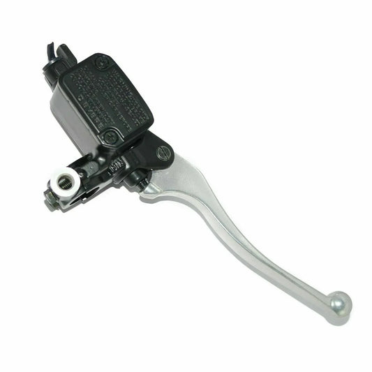 Durable front brake lever, aluminum, designed for repair brake master cylinder in vehicles.