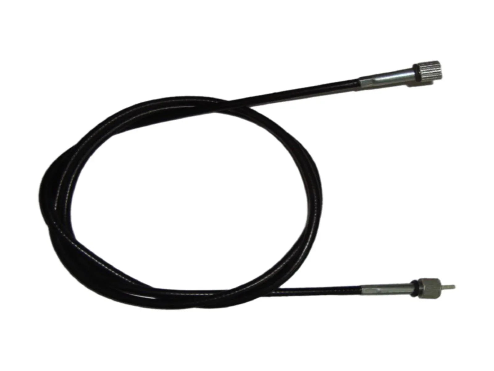 Black speedometer cable with metal ends