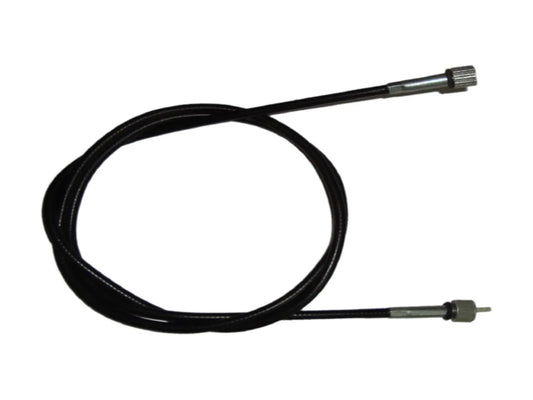Black speedometer cable with metal ends