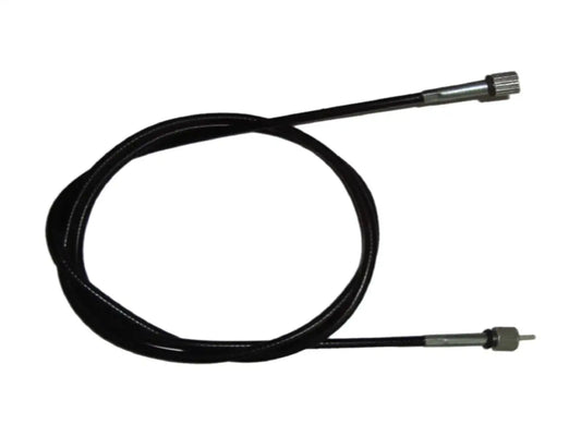 Black speedometer cable with metal ends