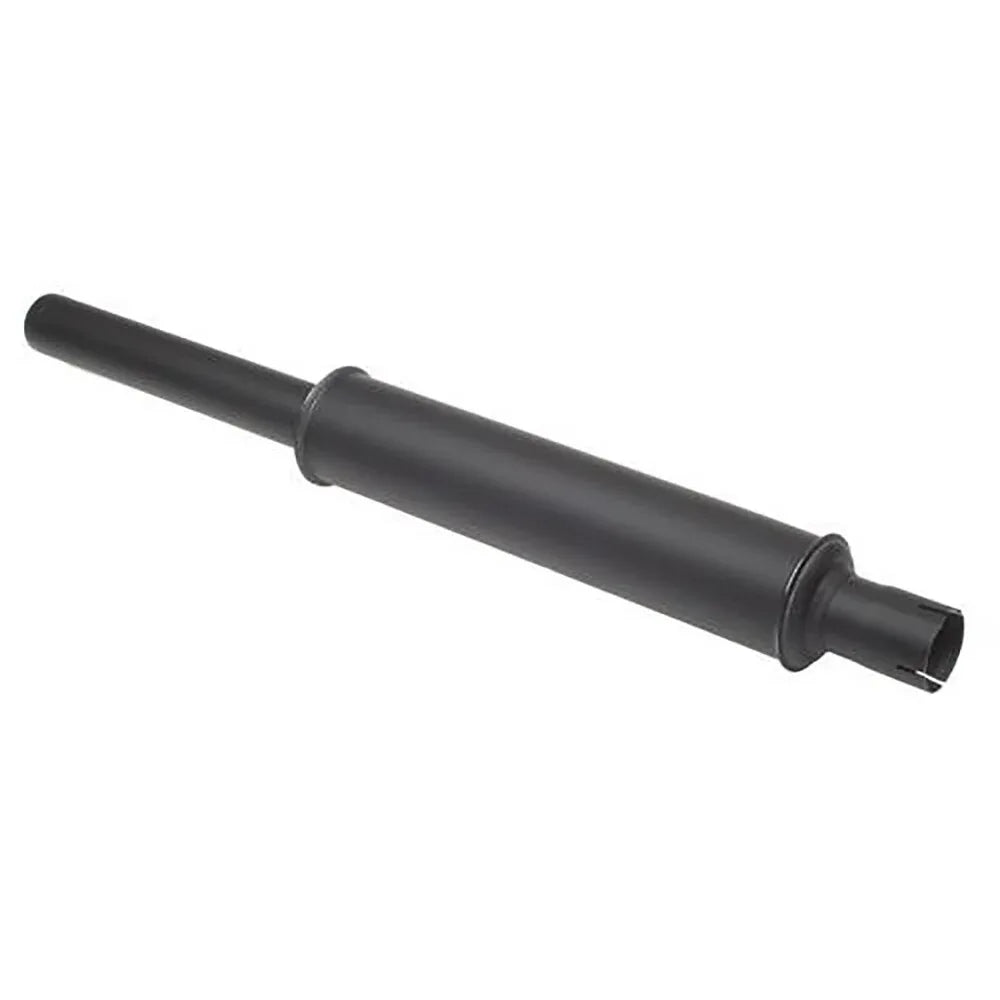 Heavy-duty tractor muffler made of steel, 28 inches long, ideal for reducing engine noise, muffler shop near me