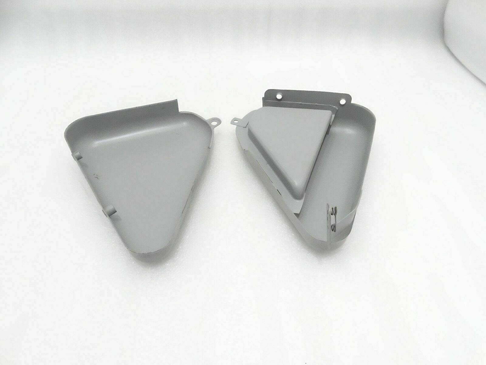 Raw Steel Side Panels covers for Norton Commando side panels, designed for aftermarket customization