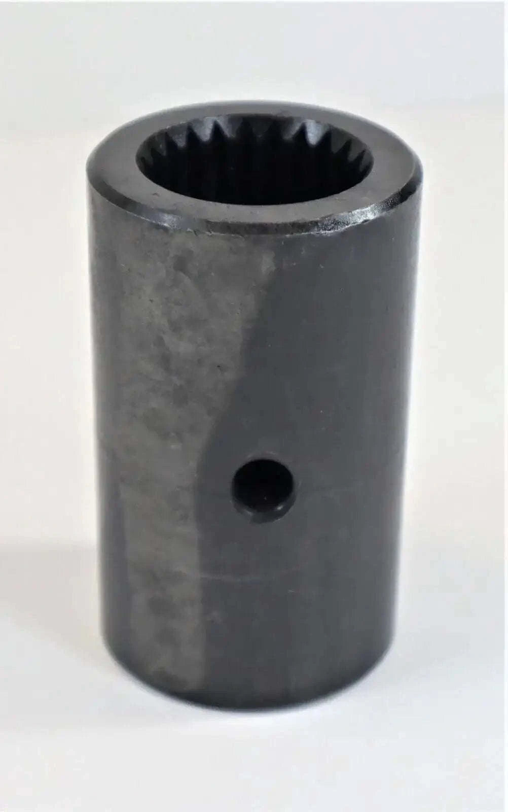 Metal sleeve bushing for propeller shaft, internal bore, side hole