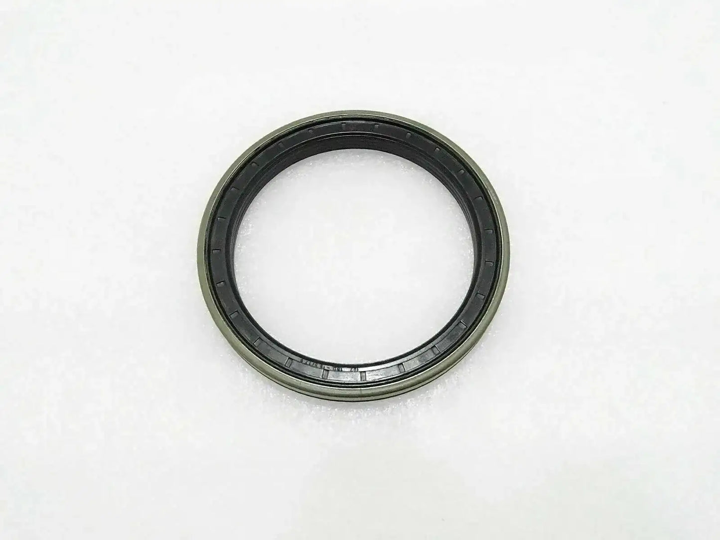 Oil seal ring, black rubber with metal outer edge