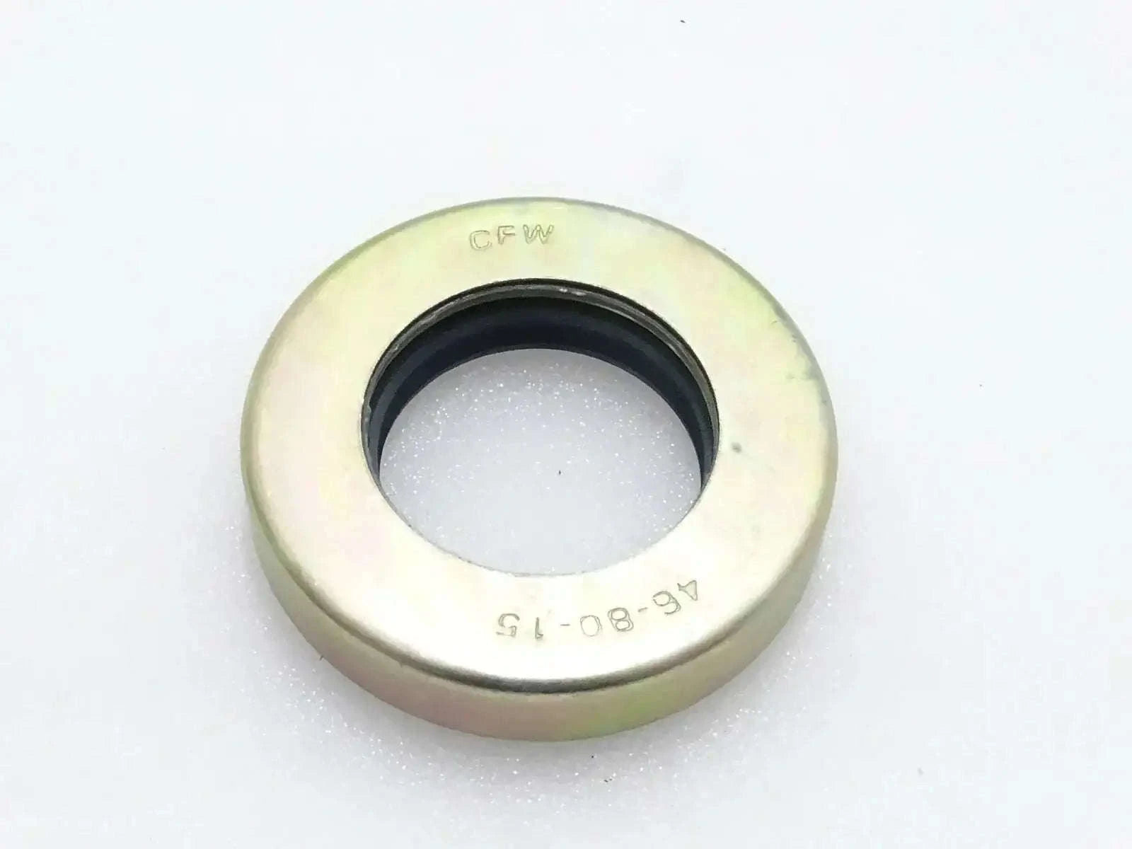 Oil seal with metal outer ring and black inner lip, stamped 904/50040