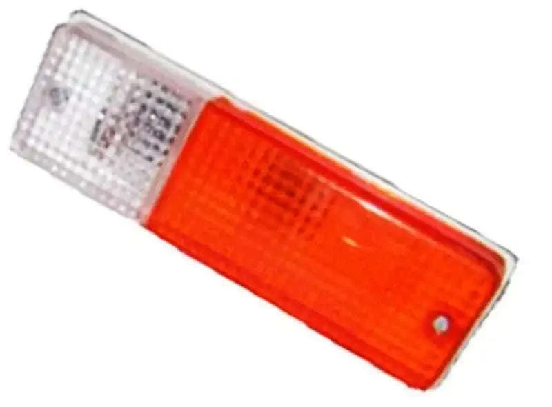 Left rear parking light assembly with red and clear lens
