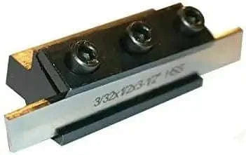 Parting Tool Cut Off Holder 3/8 Shank with HSS Blade(3/32x1/2x3.5) for Lathe - StellerGear