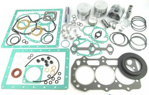 Perkins 100 Series engine kit includes gaskets, pistons, seals, and rings for complete engine overhaul