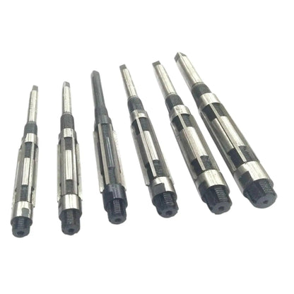 Hand reamer set of 8 adjustable metal reamers with dark handles