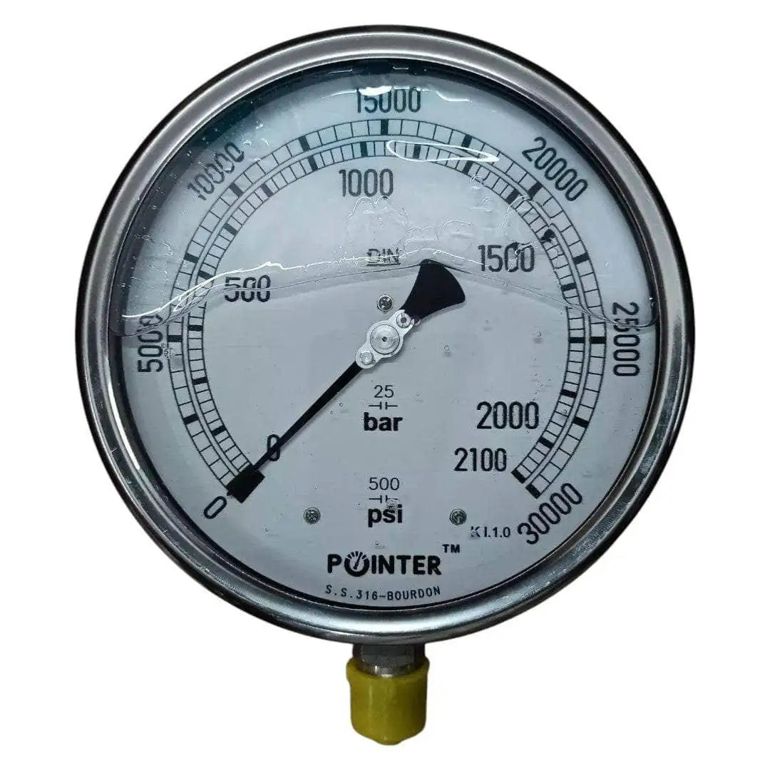 High Pressure Guage 2100 Bar 30000 PSI High Pressure Guage Stainless Steel Stellergear - StellerGear