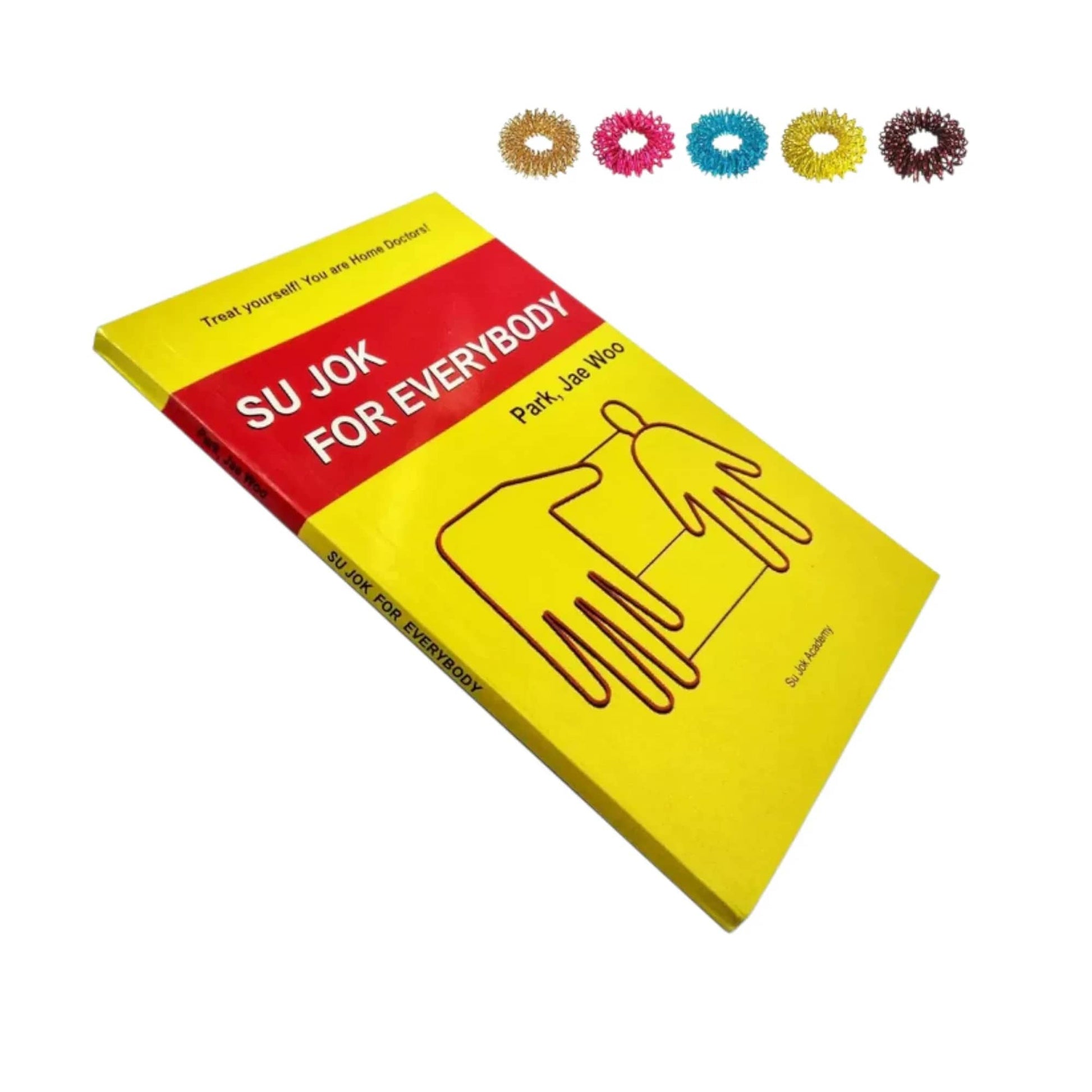 SU JOK FOR EVERYBODY by Prof. Park Jae Woo book with colorful acupressure rings