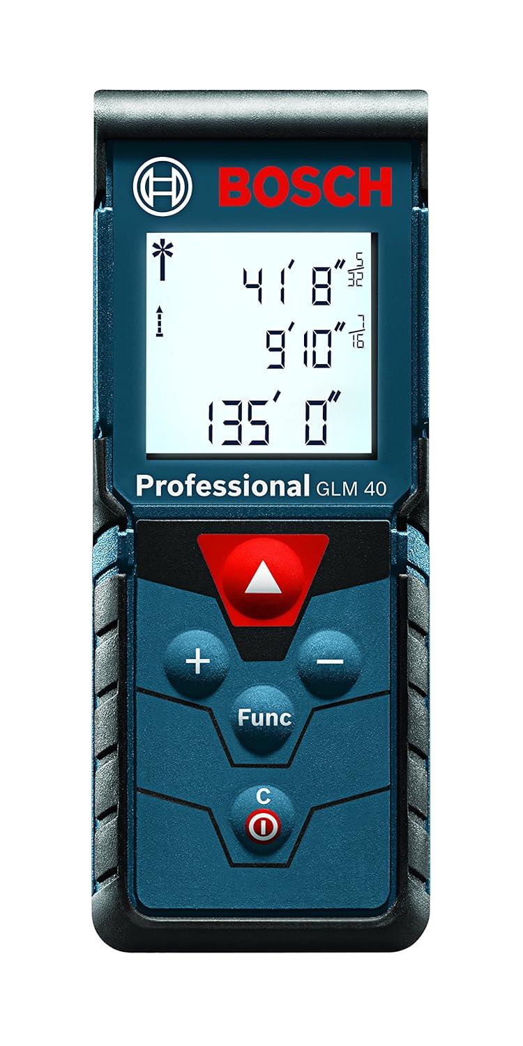 Bosch Professional GLM 40 laser measure with display and keypad