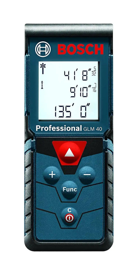 Bosch Professional GLM 40 laser measure with display and keypad