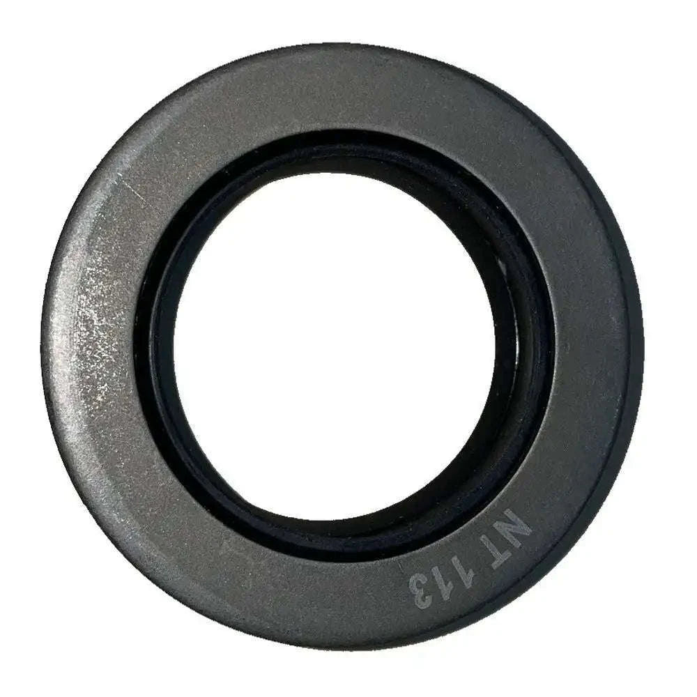 Dark rubber shaft oil seal with black inner lip