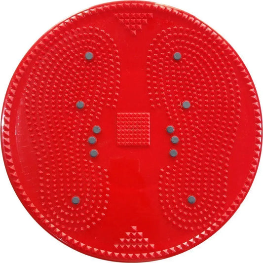 ACS Mat Acupressure Twister Big Disc Pyramid & Magnetic Treatment Therapy (Red) - StellerGear