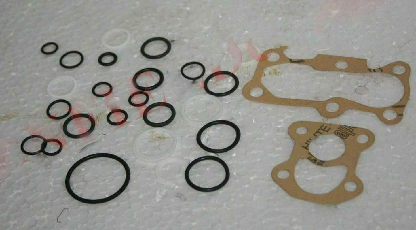 Hydraulic pump gasket seal O ring kit, various sizes, rubber material for efficient sealing in hydraulic systems