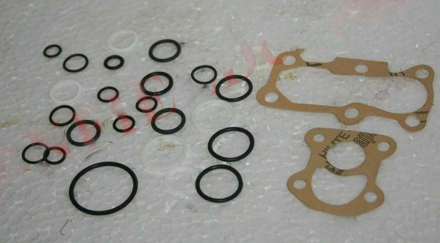 Hydraulic pump gasket seal O ring kit, various sizes, rubber material for efficient sealing in hydraulic systems