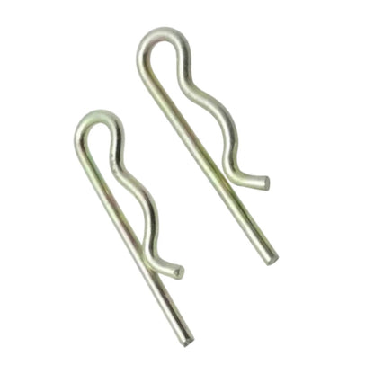 R clip spring cotter linch pins made of steel for securing hitches and accessories