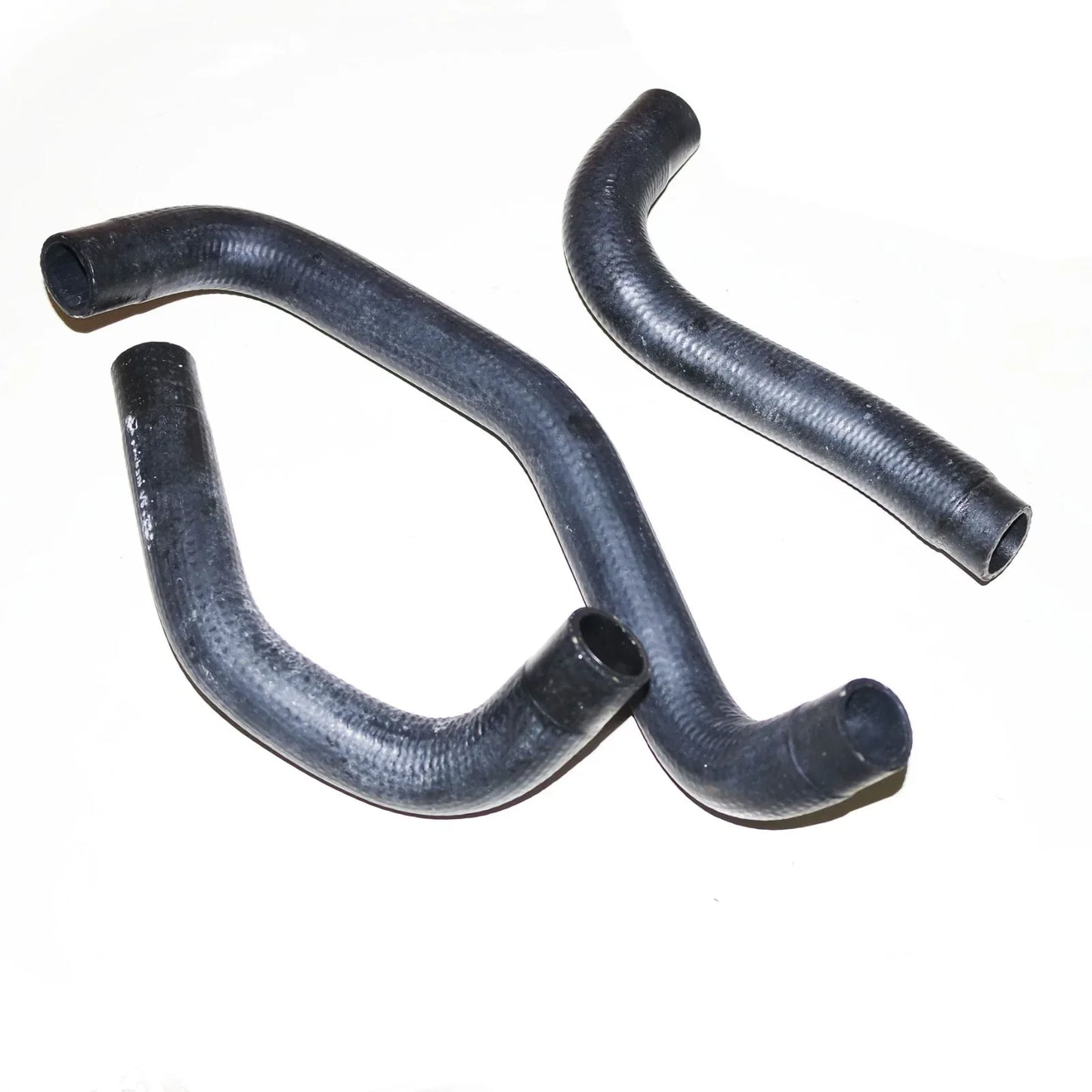 Radiator hose pipe set of 3, dark blue rubber hoses