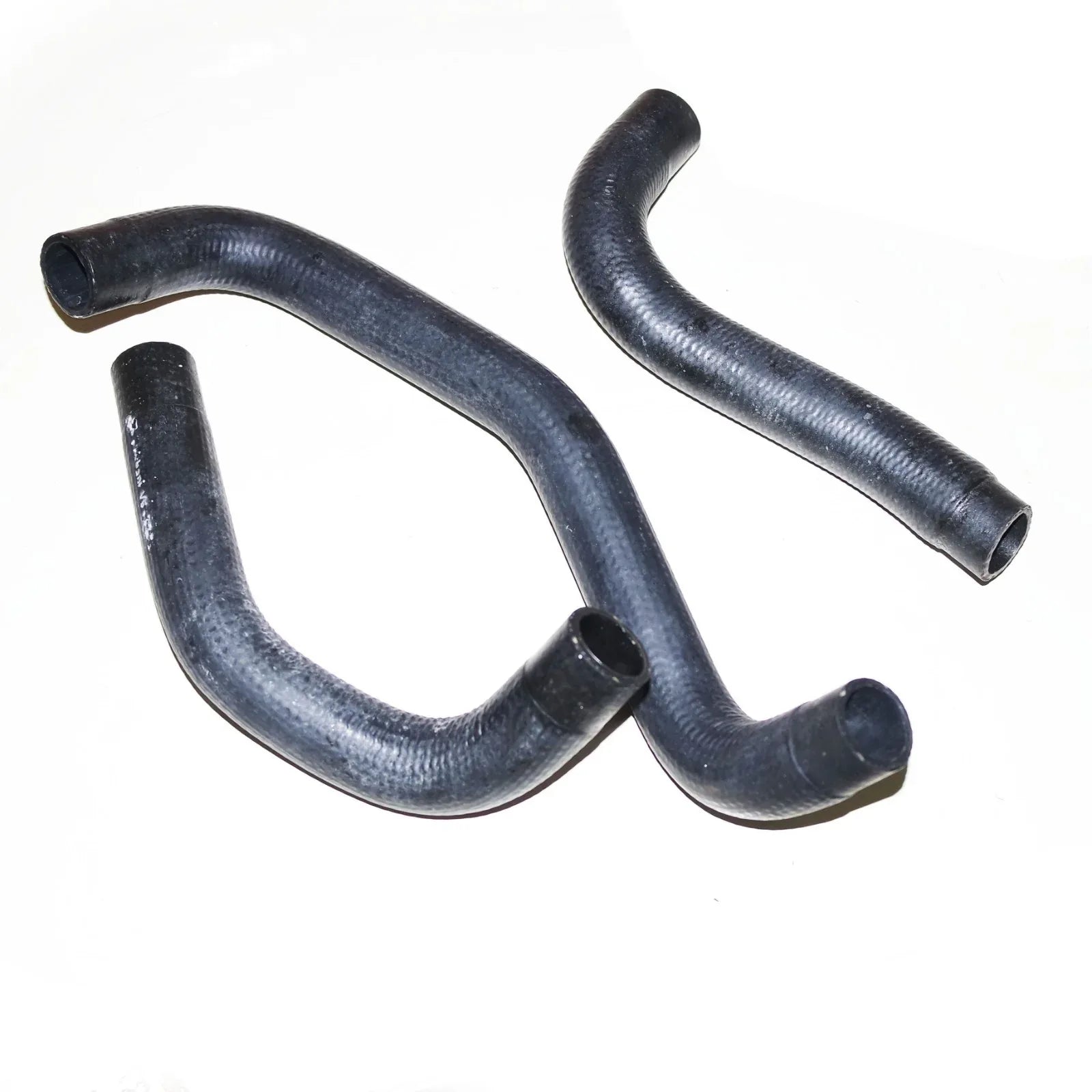 Radiator hose pipe set of 3, dark blue rubber hoses