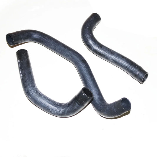 Radiator hose pipe set of 3, dark blue rubber hoses
