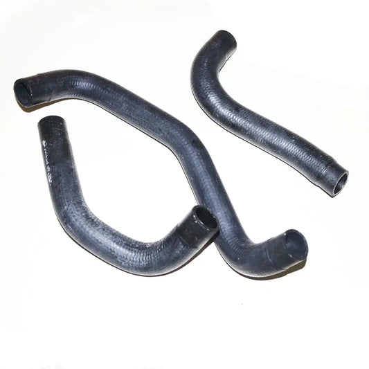 Radiator hose pipe set of 3, dark blue rubber hoses