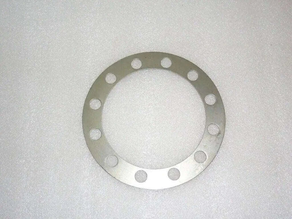 Steel rear axle shim, round washer with multiple bolt holes