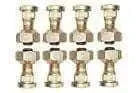 Rear axle wheel rim bolt and nut set for Massey Ferguson, 8 pieces