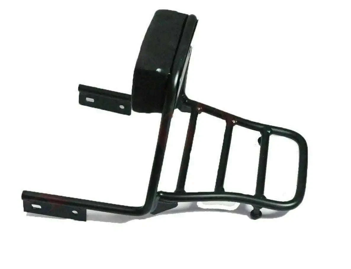 Rear Passenger Backrest With Carrier Black Fits Royal Enfield Bullet Classic - StellerGear