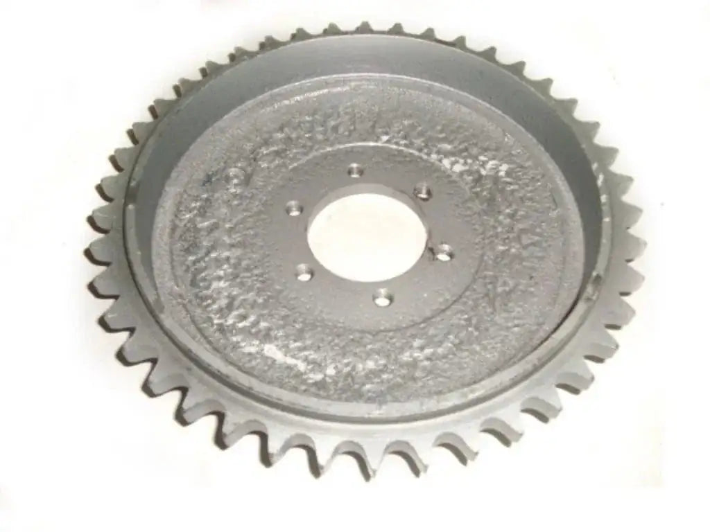 Metal rear sprocket with 42 teeth and 6-bolt mounting holes