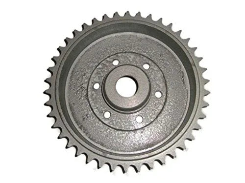 Full Width Hub rear sprocket, made of durable steel, ideal for motorcycle performance and longevity