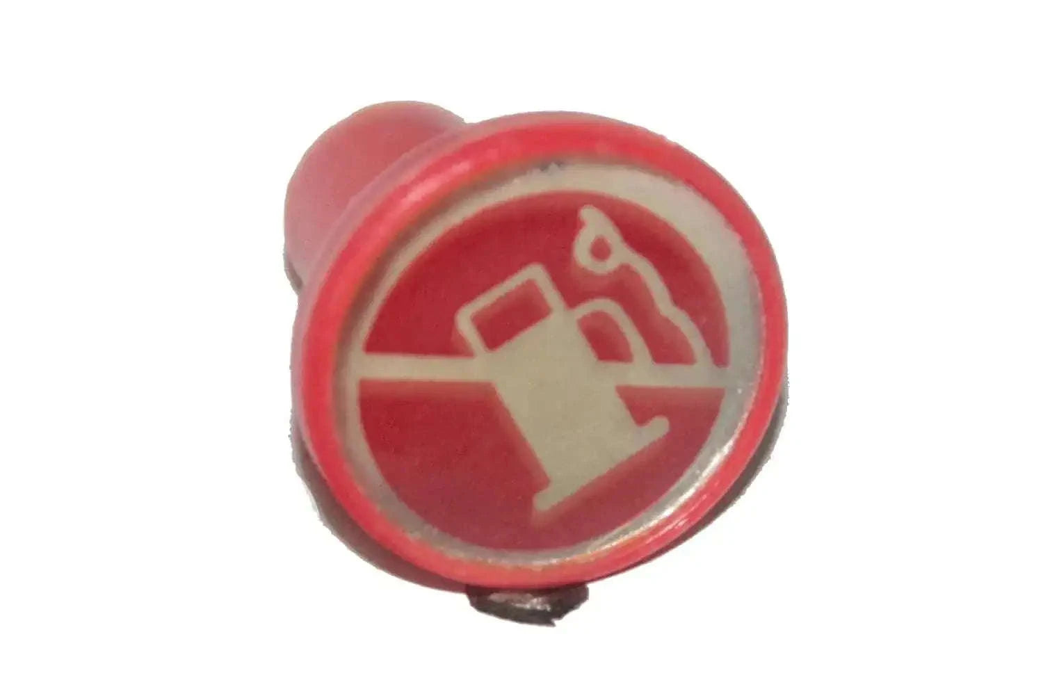 Red Pull To Stop Control Knob with fuel symbol, made for tractor safety use