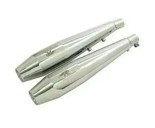 Red Rooster Exhaust silencer Royal Enfield Interceptor GT Continental Twins 650 - StellerGear