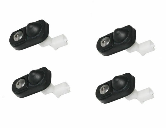 Interior door light sensor switch set, black housing with lens, 4 units