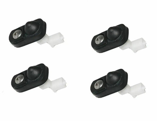 Interior door light sensor switch set, black housing with lens, 4 units