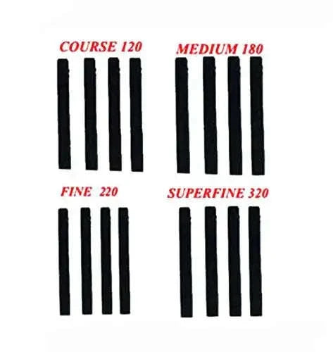 Cylinder hone replacement stones, four grit rods