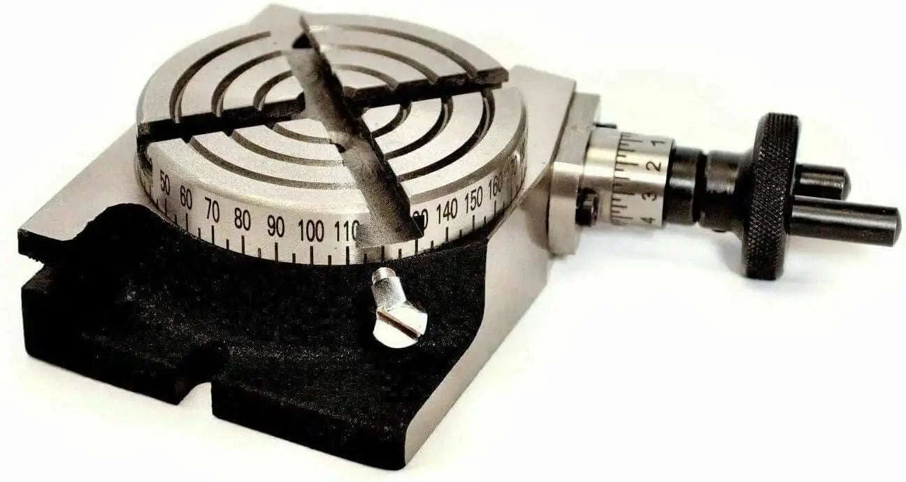 Rotary Table 3/80mm With 65mm Self Centering Chuck Single Bolt Tailstock - StellerGear